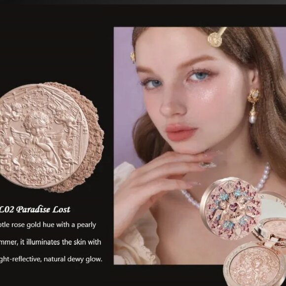 FLOWER KNOWS EMBOSSED HIGHLIGHTER "L02 PARADISE LOST" - Picture 3 of 5